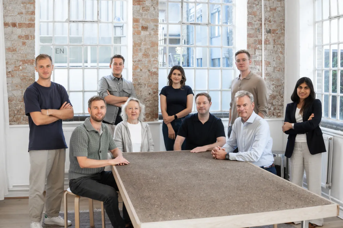 The Love Ventures investment team with advisors at their London office